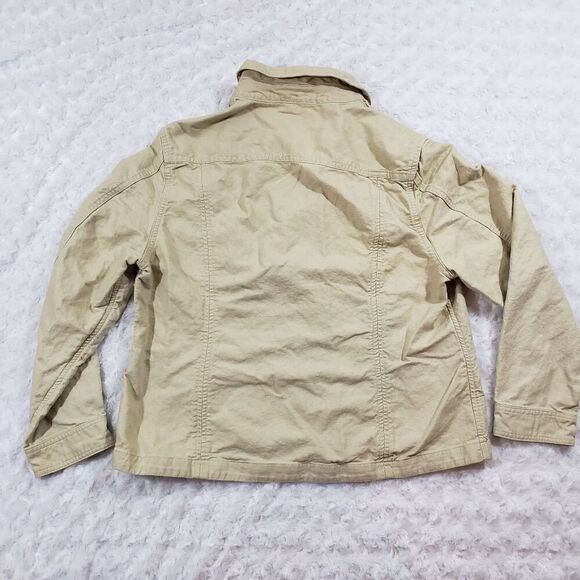 North Crest womens size large khaki linen and cotton layering jacket blazer - Picture 4 of 5